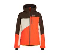 O'NEILL Chaqueta deportiva 'Fwc'Cruz Triple' marrón oscuro / naranja / blanco S marrón oscuro / naranja / blanco