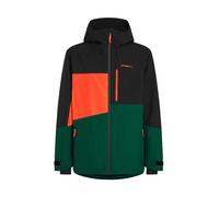 O'NEILL Chaqueta deportiva 'FWC'Cruz' verde oscuro / naranja neón / negro M verde oscuro / naranja neón / negro