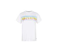 O'NEILL Connective Graphic Long Tshirt Camiseta, Mujer, 11010 Snow White, Regular