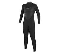 O'Neill Epic 4/3mm Back Zip Full Wetsuit Traje de Neopreno, Mujer, Negro/Negro/Negro, 8S