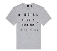 O'Neill LM First In Last out Camiseta, Hombre, Gris (Silver Melee), XS