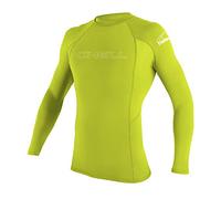 O'Neill Men's Basic Skins Short Sleeve Sun Shirt Chaleco de erupción, Unisex niños, Verde Lima, 44