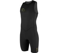 O'Neill O'Riginal - Traje de Neopreno Corto con Cremallera Trasera de 2 mm para Hombre, Color Negro, Ligero, pegajoso y cálido, Neopreno UltraFlex DS, Talla XXL