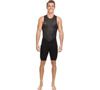 O'Neill O'Riginal - Traje de Neopreno Corto con Cremallera Trasera de 2 mm para Hombre, Color Negro, Ligero, pegajoso y cálido, Neopreno UltraFlex DS, Talla S