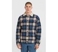 O'Neill O'riginals Fleece Lined Jacket Mozart Blue Check Talla: S | Chaquetas de Invierno Outlet | Hombre | Azul