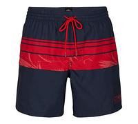 O'Neill Pm Cali Stripe Shorts, Bañador para Hombre, Multicolor (5930 Blue AOP W/ Red), S
