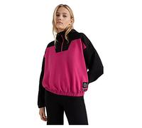 O'Neill Progressive HZ Hoodie Sudadera, Mujer, Fuchsia Red Colour Block, Regular