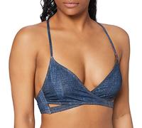 O'NEILL PW Baay Denim Print Bikini, Mujer, Bleu (Ink Bleu), M (Talla del Fabricante: 34)