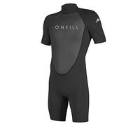 O'NEILL Reactor-2 2mm Back Zip S/S Spring Wetsuit Traje de Neopreno, Hombre, Negro/Negro, XL