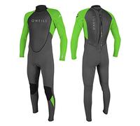 O'NEILL Reactor-2 3/2mm Back Zip Full Wetsuit Traje de Neopreno, Men's, Graph/Dayglo, L