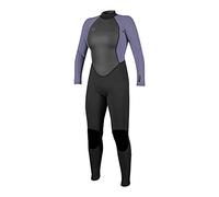 O'NEILL Reactor II-Traje de Neopreno Completo con Cremallera Trasera de 3/2 Mm, Mujer, Negro/Niebla, 12