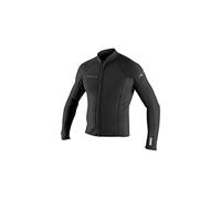 Oneill Reactor II - Traje de Neopreno con Cremallera Frontal, 2 mm, protección Solar UV y protección Solar SPF, Talla L, Color Negro