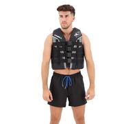 O'Neill Superlite 50n CE Chaleco Buoyancy Aid, Unisex, Negro/Blanco Ahumado, Large