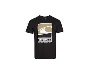 O'Neill Tees Shortsleeve Flag Wave Camiseta, Hombre, 19010 Black out, Regular
