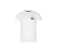 O'NEILL Tees Shortsleeve GRADIANT Cube Hybrid T-Shirt Camiseta, Hombre, 11010 Snow White, Regular