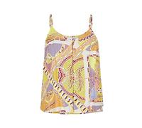 O'NEILL Tiare Woven Tank Top Camiseta, Mujer, 32013 Yellow Scarf Print, Regular