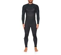 ONeill Traje de Neopreno Hyperfreak 4/3 + mm para Hombre con Cremallera en el Pecho, Negro 5344 - Entrada con Cremallera en el Pecho sobre una Barrera 360 con Orificios de Drenaje