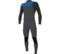 ONeill Traje de Neopreno para Hombre Hammer con Cremallera en el Pecho de 3/2 mm, Grafito Negro océano, Transpirable, Cuello Doble supersellado