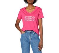 O'Neill Triple Stack V-Cuello T-Shirt Camiseta, Mujer, Cabaret, Small