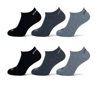 O'Neill | Unisex | Calcetines para zapatillas | Juego de 6 | Calcetines deportivos Calcetines de ocio Calcetines para zapatillas para hombre y mujer (gris/antracita/negro, 39-42),