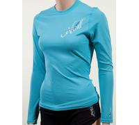 O'Neill Wetsuits 24/7 Tech - Camisa de manga larga para mujer, color Aruba, talla S