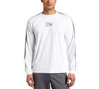 O'Neill Wetsuits 24-7 Tech - Camiseta de Manga Larga para Hombre, Color Blanco/pedernal/Metal, Talla L
