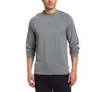 O'Neill Wetsuits 24-7 Tech - Camiseta de Manga Larga para Hombre, Color Metal/Negro/pedernal, Talla S