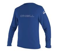 ONEILL WETSUITS Basic Skins L/S Rash tee Guard Shirt, Hombre, Pacific, Large