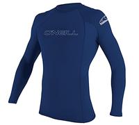 ONEILL WETSUITS Camiseta Básica de Manga Larga para Hombre Chaleco de erupción, Azul Marino, XL