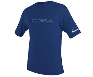 O'Neill Wetsuits Camiseta de Manga Corta para Hombre con diseño de Piel básica, Hombre, 3402-016-2XL, Azul Marino, XXL