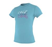 O'Neill Wetsuits Camiseta de Manga Corta para Mujer 24/7 Tech, Aruba, XS