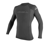 O'Neill Wetsuits Camiseta de Manga Larga Basic Skins para Hombre Chaleco de erupción, Gris, XS