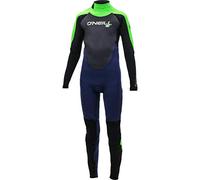 O'Neill Wetsuits Epic - Traje de Neopreno para niño (5/4 mm, Cremallera Trasera, 10 Unidades), Color Azul Marino, Negro y Blanco