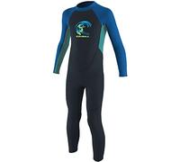 O'Neill Wetsuits Toddler Reactor II Back Zip Full Traje de Neopreno, Unisex, Pizarra/Aguamarina Clara/océano, 2