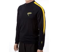 O'Neill Wetsuits Tech 24/7 Tech - Camisa de manga larga para hombre, negro/amarillo, talla M