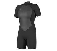 O'Neill Wetsuits Reactor II-Muelle de Cremallera Trasera Traje de Neopreno, Mujeres, Negro, 32