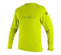 O'Neill Wetsuits Unisex-Youth - Camiseta de Manga Corta para Hombre, diseño de Piel básica, Color Lima, 16