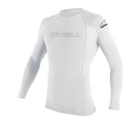 ONEILL WETSUITS UV Schutz Basic Skins L/S Crew Rash Vest, Blanco, x para Hombre