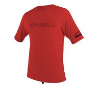 O'Neill WetsUits UV Sun Protection Skins Basic Skins Short Manga Tee Rashguard (Rojo 16)