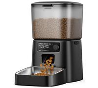 oneisall 3.5L Comedero automático para Gatos,3,5L Dispensador de croquetas para Gatos, alimentador de Alimentos, Cuenco automático para Perros, 1-6 Comidas al día