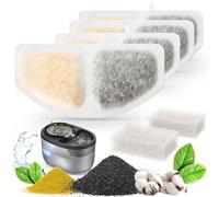 oneisall 4 Piezas Filtros de Fuente para Gatos 2.5L, Filtros de Bebedero Gatos