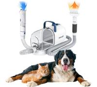 Oneisall Cortapelos para Perros y Mascotas 8en1 Inalámbrica con Aspirador de Pelos + Secador