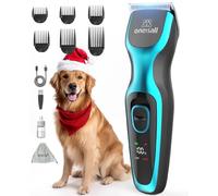oneisall Cortapelos silencioso para perros, cortapelos profesional para perros y gatos, cortapelos eléctrico para mascotas con motor potente de 7000RPM, apto para pelo grueso de mascotas