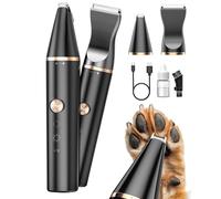 oneisall maquina cortar pelo perros en silencio cortapelos perros Para afeitar áreas pequeñas como patas, ojos, orejas, cara, piernas, etc