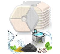 oneisall Pack de 9 filtros de Recambio para Fuente inalámbrica para Gatos de 4L con Sensor de Movimiento