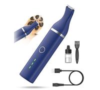 oneisall Recortadora de patas para perros silenciosa, cortacésped, para patas, ojos, orejas, cara, cuerpo (azul)