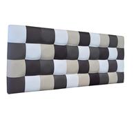 ONEK-DECCO Cabecero de Cama Polipiel de Dormitorio Mod. Kansas Patchwork 4, Acolchado de Espuma Varias Medidas, Cama de niño, Juvenil y Matrimonio (115x70)