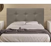 ONEK-DECCO Cabecero Mod. Big Tennessee tapizado en Polipiel de Dormitorio Medidas cabecero de Cama niño, Juvenil y Matrimonio Cabezal, tapizado, Acolchado (90x70, Arena)