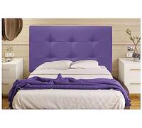 ONEK-DECCO Cabecero Mod. Big Tennessee tapizado en Polipiel de Dormitorio Medidas cabecero de Cama niño, Juvenil y Matrimonio Cabezal, tapizado, Acolchado (165x70, Morado)