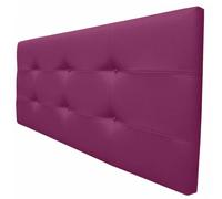 ONEK-DECCO Cabecero Tennessee con Botones, tapizado en Polipiel de Dormitorio Medidas cabecero de Cama niño, Juvenil y Matrimonio Cabezal Blanco, Acolchado (95x70, Fucsia)